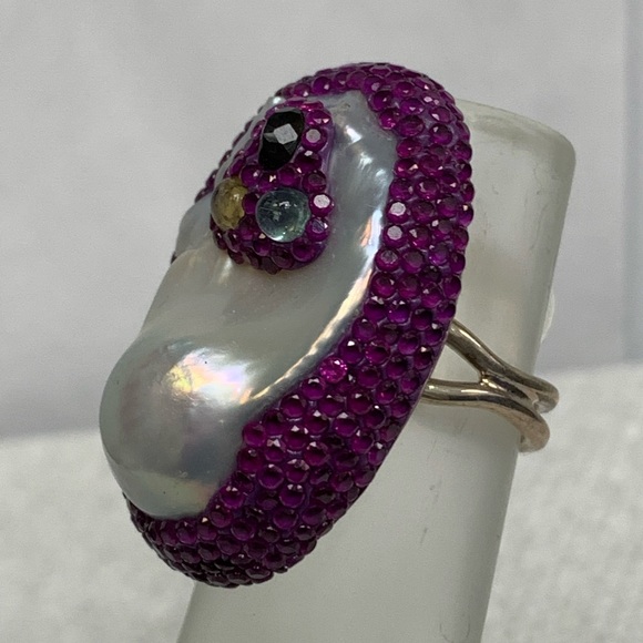 Baroque Perl ring - Picture 3 of 4